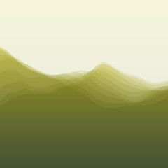 Image showing Water Wave. Vector Illustration For Your Design. 