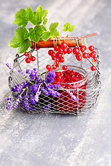 Image showing redcurrant jam