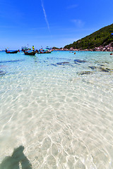 Image showing asia in the  kho tao bay b boat   thailand  and south china sea 