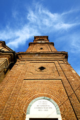 Image showing rose window  italy  lombardy     in  the samarate  