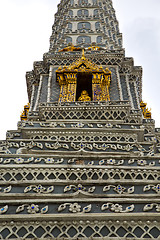 Image showing  thailand  bangkok in  rain       and  colors religion  