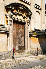 Image showing  italy  lombardy      the santo antonino  old     brick tower st