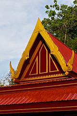 Image showing bangkok in the temple  thailand abstract  plant