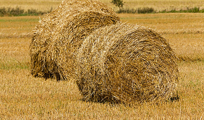 Image showing straw stack  