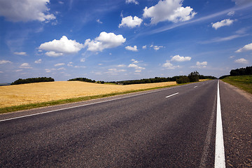 Image showing the asphalted road 