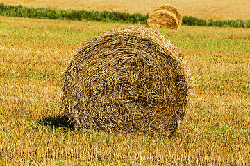 Image showing straw stack  