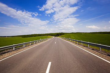 Image showing the asphalted road  