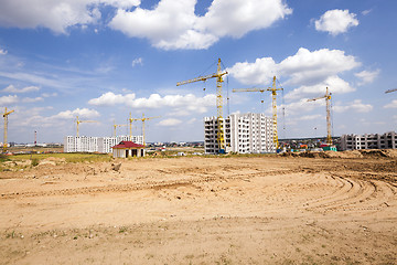 Image showing construction of the new house  