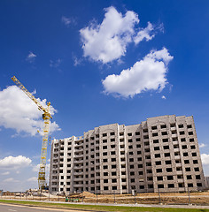 Image showing construction of the new building  