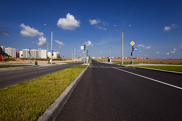 Image showing the new road  