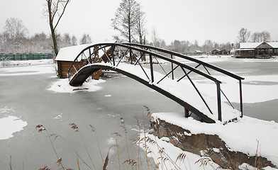 Image showing the wooden bridge  