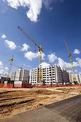 Image showing construction of the new house  