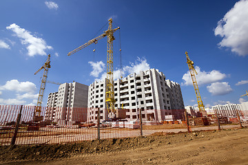 Image showing construction of the new house  