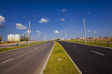 Image showing the new road 