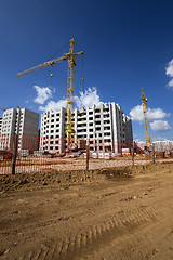 Image showing construction of the new house  