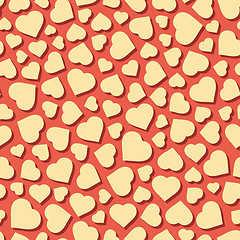 Image showing Hearts. Seamless pattern. Vector illustration. 