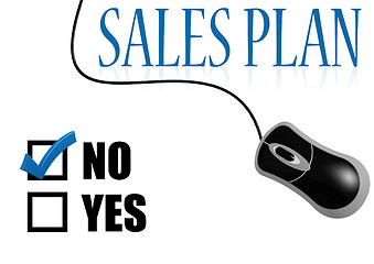 Image showing No sales plan with mouse