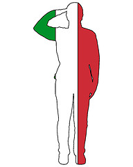 Image showing Italian Salute