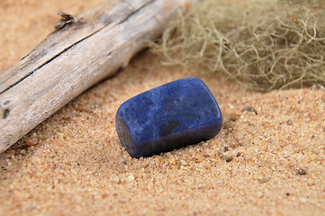 Image showing Sodalite on beach