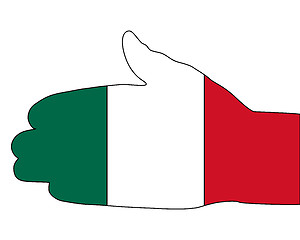 Image showing Mexican handshake