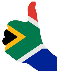 Image showing South African finger signal