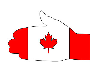 Image showing Canadian handshake