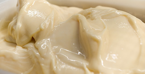 Image showing natural white honey Altai Honeysuckle