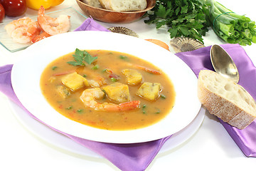 Image showing healthy bouillabaisse