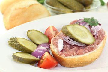 Image showing fresh chopped bread