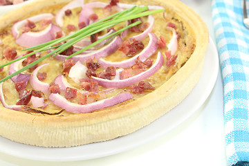 Image showing fresh Onion tart