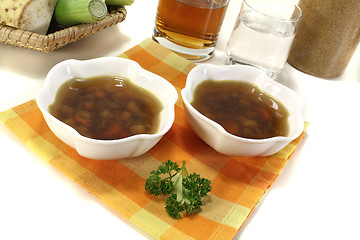 Image showing fresh hot Beef Consomme