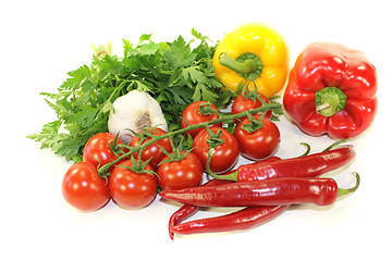 Image showing crisp Mediterranean vegetables