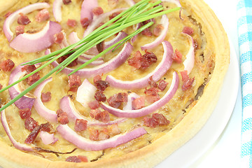 Image showing fresh Onion tart