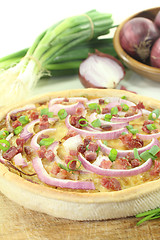 Image showing Onion tart