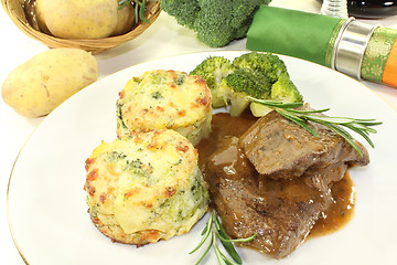 Image showing Venison medallions