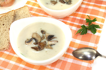 Image showing Veal cream soup