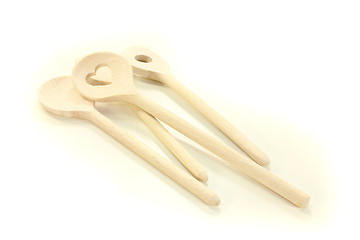 Image showing four cooking spoon