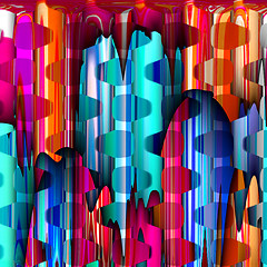 Image showing Abstract 3d background