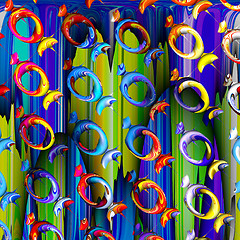 Image showing Abstract 3d background