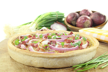 Image showing fresh Onion tart