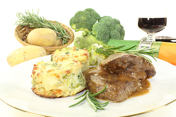 Image showing Venison medallions