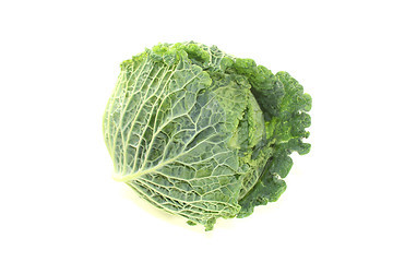 Image showing fresh savoy cabbage