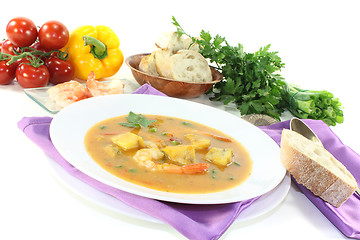 Image showing fresh healthy bouillabaisse