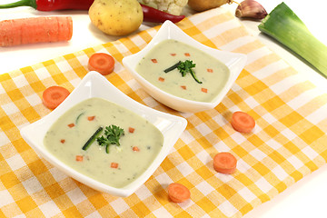 Image showing vegetable creme soup