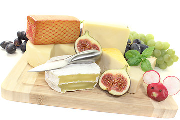 Image showing great selection of cheese