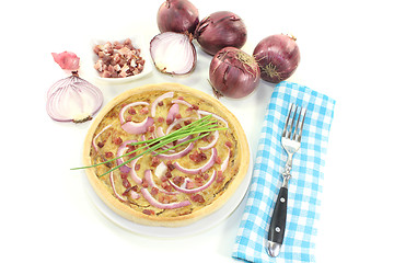 Image showing delicious Onion tart