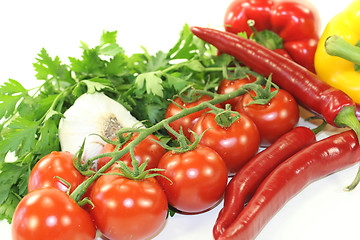 Image showing Mediterranean vegetables