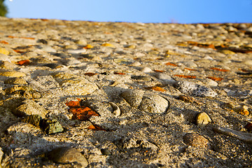 Image showing old  milan      in italy church     abstract  background  stone