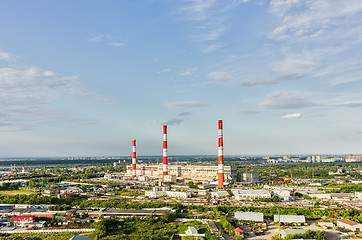 Image showing Combined heat and power factory. Tyumen. Russia