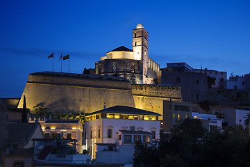 Image showing Ibiza in night